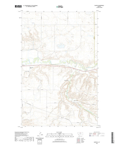 United States Geological Survey Havre SE, MT (2020, 24000-Scale) digital map
