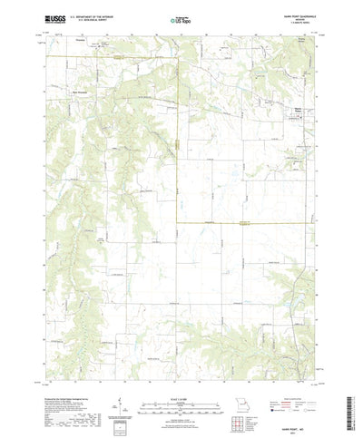United States Geological Survey Hawk Point, MO (2021, 24000-Scale) digital map