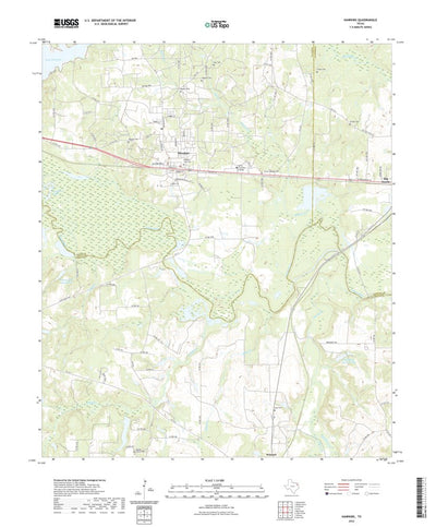 United States Geological Survey Hawkins, TX (2022, 24000-Scale) digital map