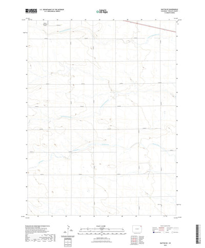 United States Geological Survey Haxtun SE, CO (2022, 24000-Scale) digital map