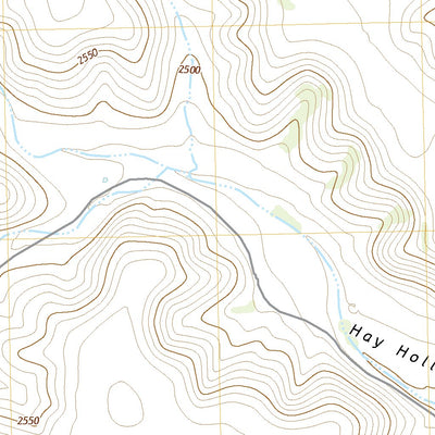 United States Geological Survey Hay Hollow, TX (2022, 24000-Scale) digital map