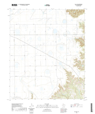 United States Geological Survey Hay Lake, TX (2022, 24000-Scale) digital map
