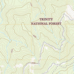 United States Geological Survey Hayfork Bally, CA (2021, 24000-Scale) digital map