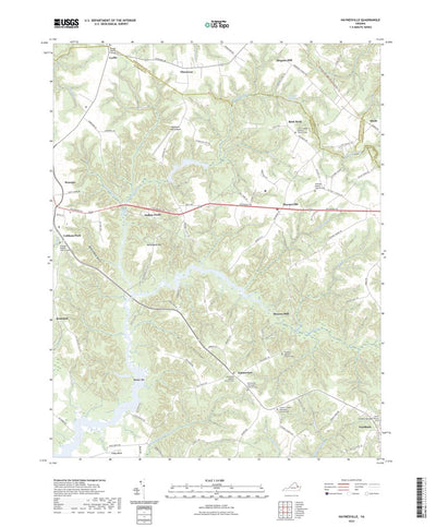 United States Geological Survey Haynesville, VA (2022, 24000-Scale) digital map