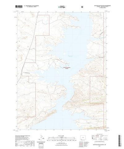 United States Geological Survey Haystack Buttes South, WY (2021, 24000-Scale) digital map