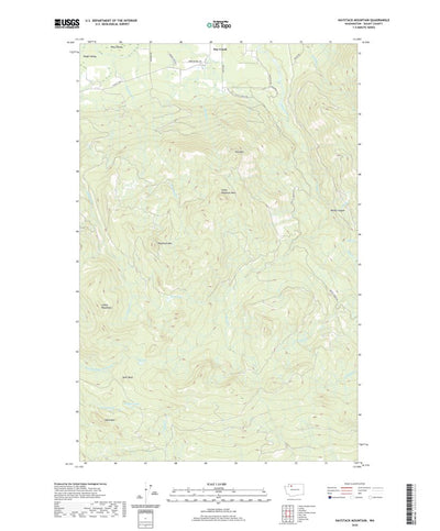 United States Geological Survey Haystack Mountain, WA (2020, 24000-Scale) digital map