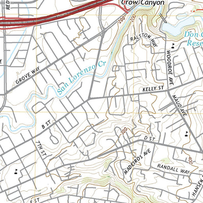 United States Geological Survey Hayward, CA (2021, 24000-Scale) digital map