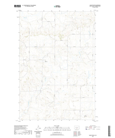 United States Geological Survey Hazelton NW, ND (2020, 24000-Scale) digital map