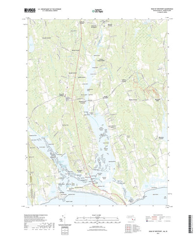 United States Geological Survey Head of Westport, MA (2021, 24000-Scale) digital map