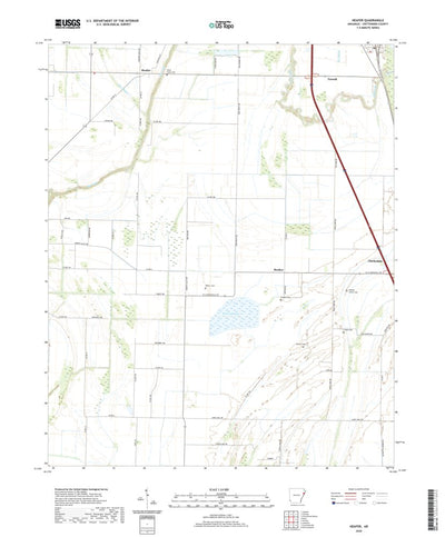 United States Geological Survey Heafer, AR (2020, 24000-Scale) digital map