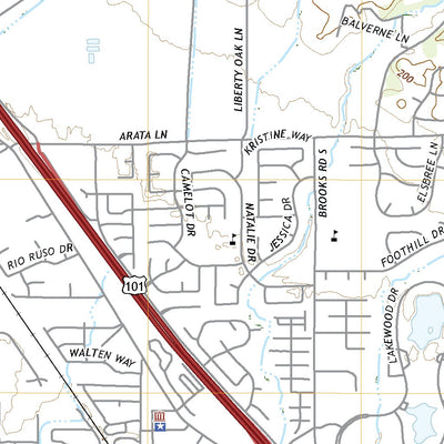 United States Geological Survey Healdsburg, CA (2021, 24000-Scale) digital map