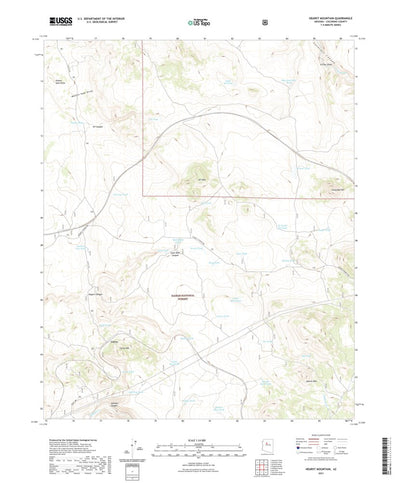 United States Geological Survey Hearst Mountain, AZ (2021, 24000-Scale) digital map