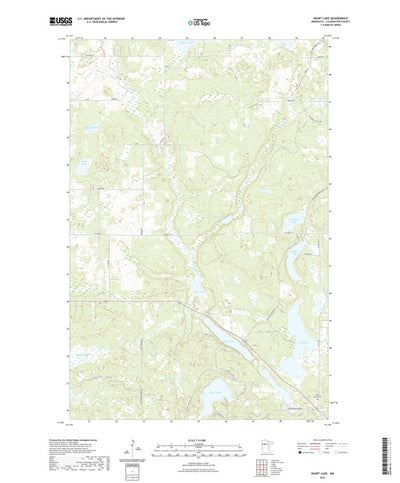 United States Geological Survey Heart Lake, MN (2022, 24000-Scale) digital map