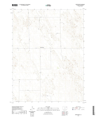 United States Geological Survey Heartstrong, CO (2022, 24000-Scale) digital map