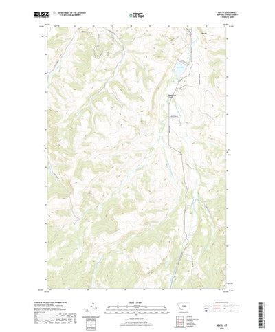 United States Geological Survey Heath, MT (2020, 24000-Scale) digital map