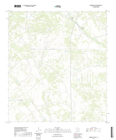 United States Geological Survey Hebbronville NW, TX (2022, 24000-Scale) digital map