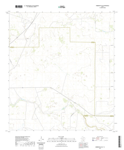 United States Geological Survey Hebbronville SE, TX (2022, 24000-Scale) digital map