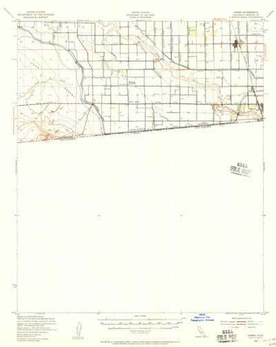 United States Geological Survey Heber, CA (1940, 62500-Scale) digital map