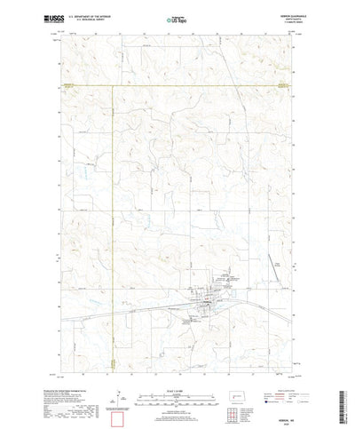 United States Geological Survey Hebron, ND (2020, 24000-Scale) digital map