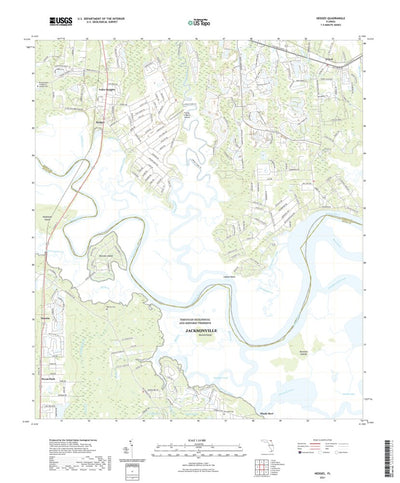 United States Geological Survey Hedges, FL (2021, 24000-Scale) digital map