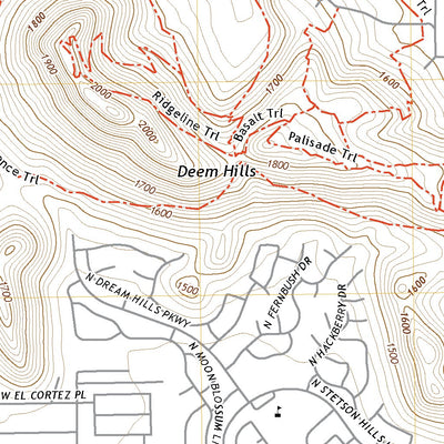 United States Geological Survey Hedgpeth Hills, AZ (2021, 24000-Scale) digital map