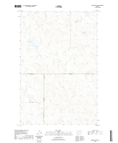 United States Geological Survey Hedstrom Lake, MT (2020, 24000-Scale) digital map