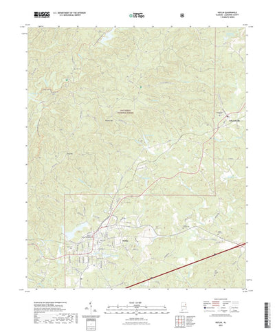 United States Geological Survey Heflin, AL (2021, 24000-Scale) digital map