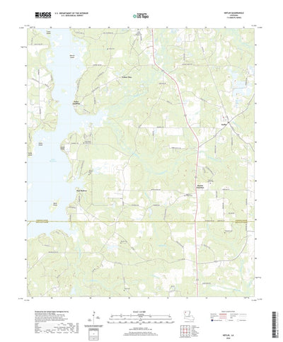 United States Geological Survey Heflin, LA (2020, 24000-Scale) digital map