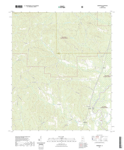 United States Geological Survey Heiberger, AL (2021, 24000-Scale) digital map