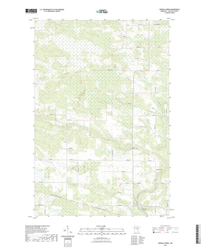 United States Geological Survey Heikkila Creek, MN (2022, 24000-Scale) digital map
