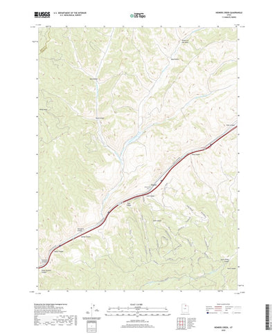 United States Geological Survey Heiners Creek, UT (2020, 24000-Scale) digital map