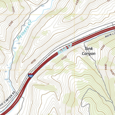 United States Geological Survey Heiners Creek, UT (2020, 24000-Scale) digital map