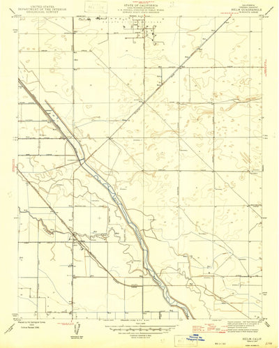 United States Geological Survey Helm, CA (1947, 24000-Scale) digital map