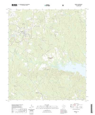United States Geological Survey Hemphill, TX (2022, 24000-Scale) digital map