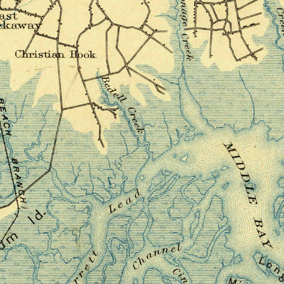 United States Geological Survey Hempstead, NY (1898, 62500-Scale) digital map