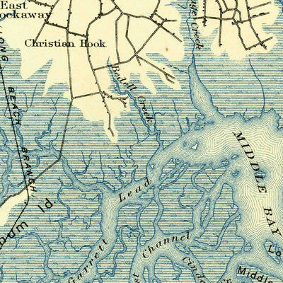 United States Geological Survey Hempstead, NY (1899, 62500-Scale) digital map