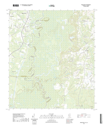 United States Geological Survey Henleyfield, MS (2020, 24000-Scale) digital map