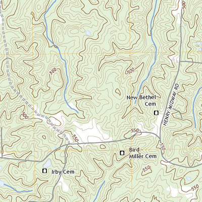 United States Geological Survey Henry, TN (2022, 24000-Scale) digital map