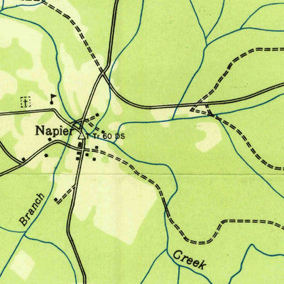 United States Geological Survey Henryville, TN (1936, 24000-Scale) digital map