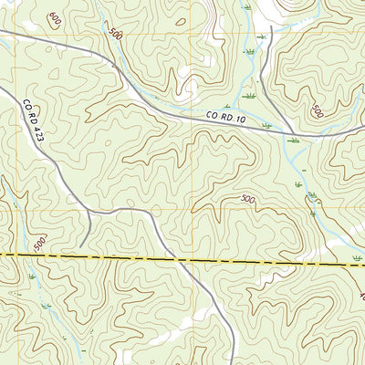 United States Geological Survey Henson Springs, AL (2020, 24000-Scale) digital map