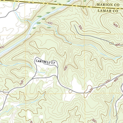 United States Geological Survey Henson Springs, AL (2020, 24000-Scale) digital map
