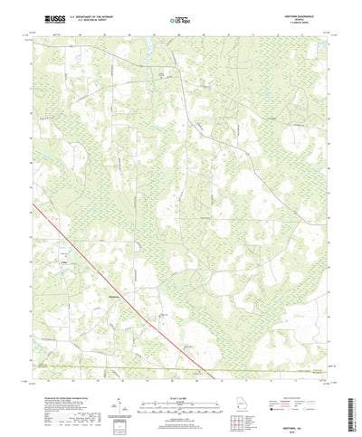 United States Geological Survey Hentown, GA (2020, 24000-Scale) digital map