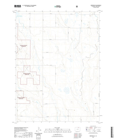 United States Geological Survey Hereford SE, CO (2022, 24000-Scale) digital map
