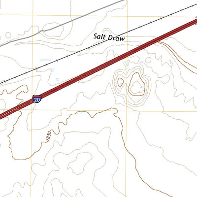 United States Geological Survey Hermosa SW, TX (2022, 24000-Scale) digital map