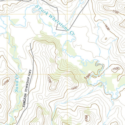 United States Geological Survey Herrick NE, SD (2021, 24000-Scale) digital map
