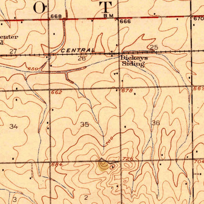 United States Geological Survey Herscher, IL (1925, 62500-Scale) digital map