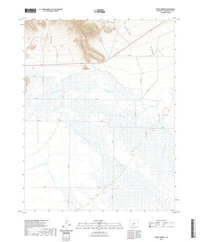 United States Geological Survey Hickey Bridge, CO (2022, 24000-Scale) digital map