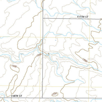 United States Geological Survey Hickman Lake, SD (2021, 24000-Scale) digital map