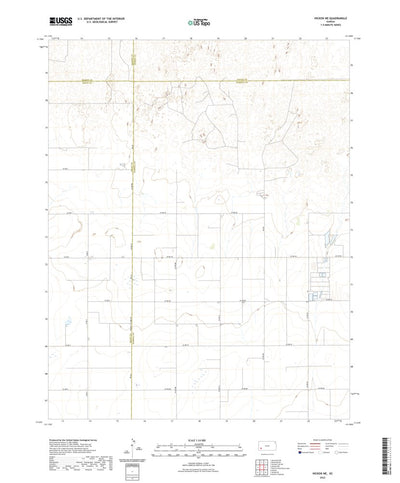 United States Geological Survey Hickok NE, KS (2022, 24000-Scale) digital map