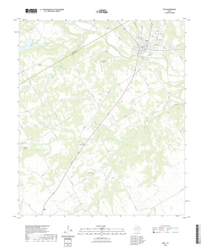 United States Geological Survey Hico, TX (2022, 24000-Scale) digital map